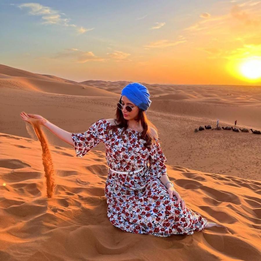 Family Luxury Glamping Hotel Merzouga Exterior photo
